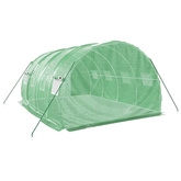 Szklarnia ze stalową ramą, zielona, 12 m?, 4x3x2 m