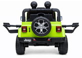Auto na Akumulator Jeep Rubicon Światła LED MP3 Pilot 4x4 Zielony