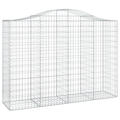 Kosze gabionowe, 50 szt, 200x50x140/160cm, galwanizowane żelazo