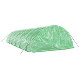 Szklarnia ze stalową ramą, zielona, 60 m?, 12x5x2,3 m