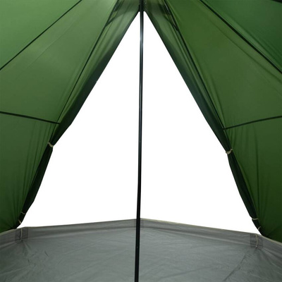 vidaXL Namiot rodzinny tipi, 8-osobowy, zielony, wodoszczelny model standard