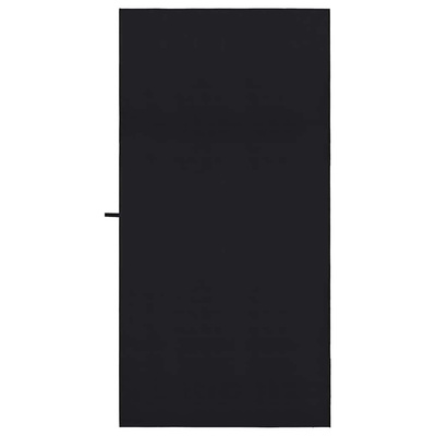 Ręczniki Sportowe 2 pcs Czarny 200 x 100 cm