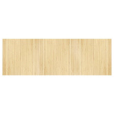 Dywan prostokątny, jasny naturalny, 100x300 cm, bambusowy vidaXL