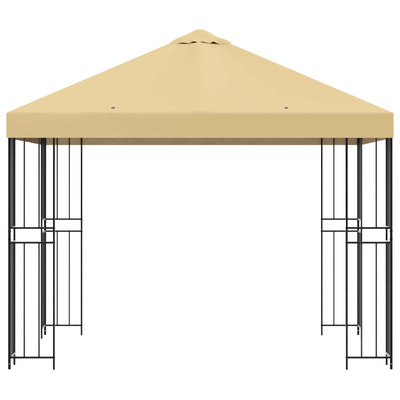 Altana 3 x 3 m kremowy Poliester i Stal 190 gsm