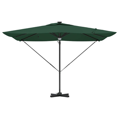 Parasol Roma Zielony 286 x 284 x 270 cm Aluminium i Poliester