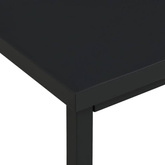 vidaXL Industrialne biurko z szufladami, czarne, 105x52x75 cm, stal