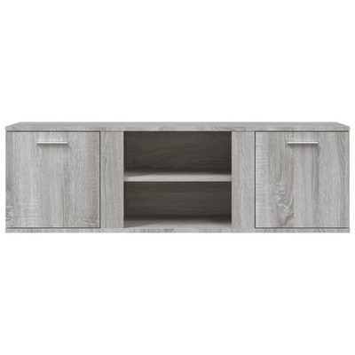 Szafka pod TV, szary dąb sonoma, 120x34x37 cm vidaXL