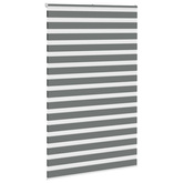 Roleta zebra, ciemnoszara, szerokość tkaniny 140,9cm, poliester
