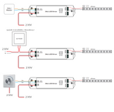 Zasilacz LED 24V 2A 50W  z interfejsem DALI/PUSH