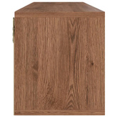 vidaXL Szafka pod TV, brązowy dąb, 88,5x27,5x30,5 cm