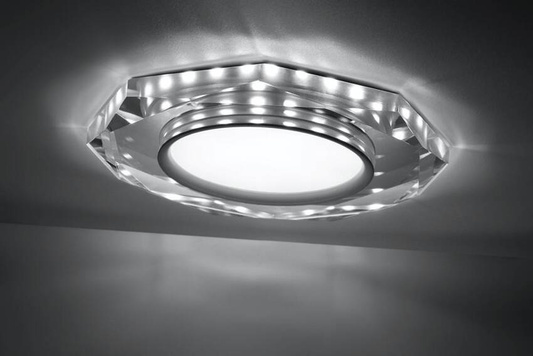 Oprawa stropowa biała ośmiokąt LED SSP-24 2263922