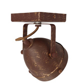 Lampa ścienna kinkiet 1xGU10 rdzawy FRODO 91-71064