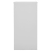 Szafki zamykane, 5 szt., jasnoszaro-czerwone, 90x45x92,5 cm