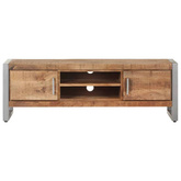 vidaXL Szafka pod TV, 120x30x40 cm, surowe drewno mango wariant 4