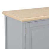 vidaXL Szafka pod TV, szara, 120 x 30 x 40 cm, drewniana