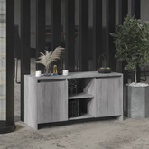Szafka pod TV, szary dąb sonoma, 102x37,5x52,5 cm vidaXL