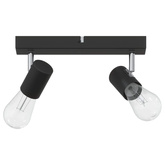 Reflektor sufitowy Czarny 26 x 6,5 x 11,5 cm Metal