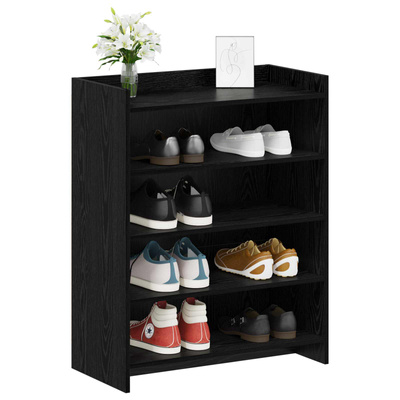 Szafka na buty Czarny dąb 73,5 x 36 x 92 cm Drewno inżynieryjne