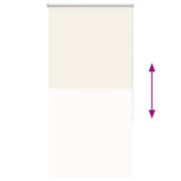 Roleta zaciemniająca Off White 80x150 cm Szerokość tkaniny