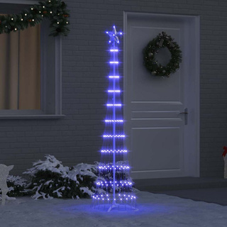 Choinka świąteczna LED Niebieski 51 x 51 x 190 cm Metal