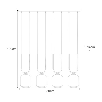 Lampa wisząca K-5587 z serii BONO