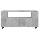 vidaXL Szafka pod TV, szarość betonu, 102x34,5x43 cm