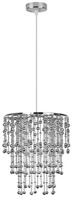 Lampa wisząca chromowy abażur 1xE27 Roni 31-84323
