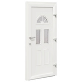 Drzwi Frontowe 98 x 208 cm PVC antracytowy
