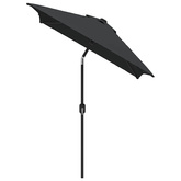 Parasol ogrodowy na metalowym słupku, 300 x 200 cm, antracytowy