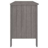 vidaXL Biurko HAMAR, jasnoszare, 113x50x75 cm, lite drewno sosnowe