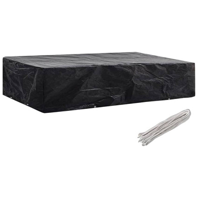 vidaXL Pokrowce na leżak ogrodowy, 2 szt., 8 oczek, 218 x 77 x 55 cm
