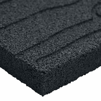 Kamień kroczący 6 pcs Czarny 60,5 x 25 x 2 cm Guma