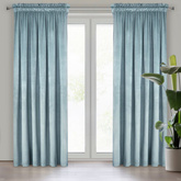 Zasłona Melanie morska 140x270