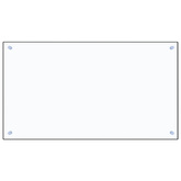 Panel ochronny do kuchni, przezroczysty, 90x50 cm, szkło