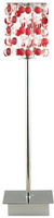 Lampka nocna Classic czerwona glamour kryształki 1xG9 Candellux