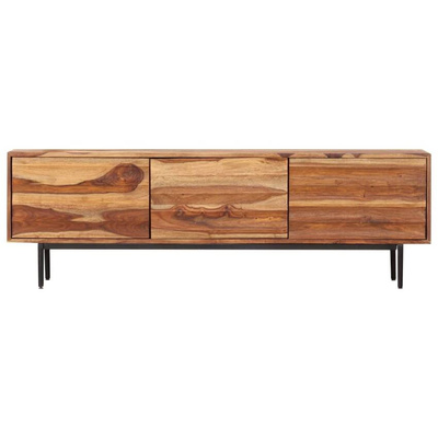vidaXL Szafka pod TV, 140x30x45 cm, lite drewno sheesham
