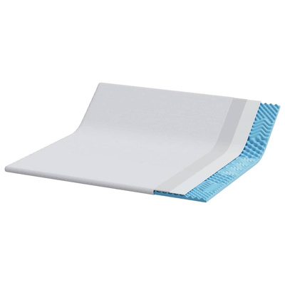Nakładka na materac Biały 200 x 200 cm Tkanina jacquard