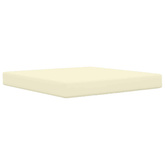Poduszka do sofy na zewnątrz Kremowy 80 x 80 x 8 cm Poliester