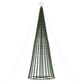 vidaXL Stożkowa choinka z lampek, 688 niebieskich LED, 300 cm