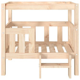 vidaXL Legowisko dla psa, 75,5x63,5x70 cm, lite drewno sosnowe