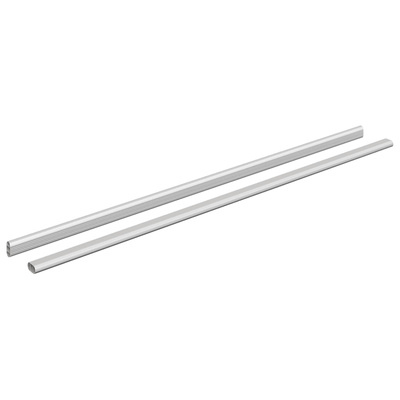 Drążek do szafy 2 pcs Srebrny 964 x 15 x 29 mm Stop Aluminium