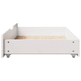Szuflady pod łóżko, 2 szt, białe, 95x55x17 cm, drewno sosnowe