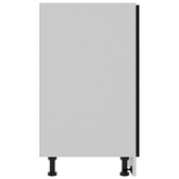 Szafka z szufladą, "Lyon", czarna, 80x46x81,5 cm