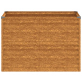 Podwyższona grządka ogrodowa 100x50x69 cm, stal Corten