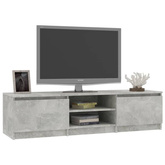 vidaXL Szafka pod TV, betonowy szary, 140x40x35,5 cm