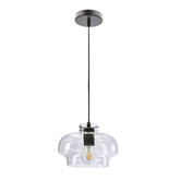 Lampa wisząca Conissimo z kloszem szklana pojedyncza transparentna