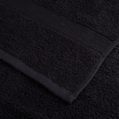 Ręczniki premium SOLUND, 2 szt., czarne, 80x200 cm, 600 g/cm?