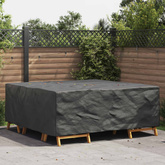 Pokrowiec na meble Gładki Czarny 200 x 200 x 90 cm 420D