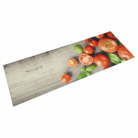 vidaXL Dywanik kuchenny z motywem pomidorów, 60x180 cm, aksamitny
