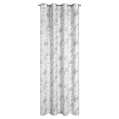 Zasłona Sienna srebrna 140x250